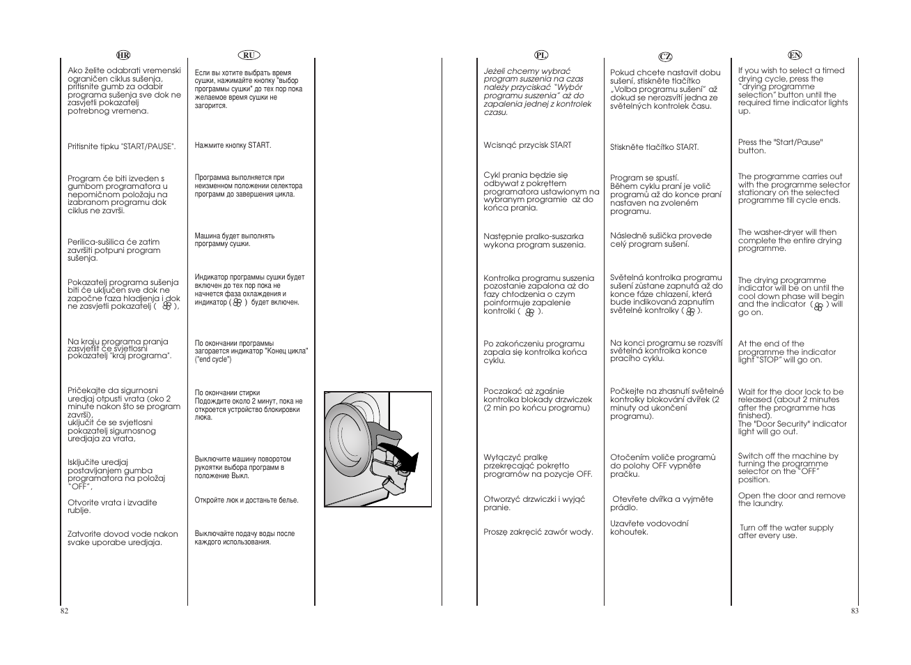 Candy GO4 W 264 User Manual | Page 42 / 49