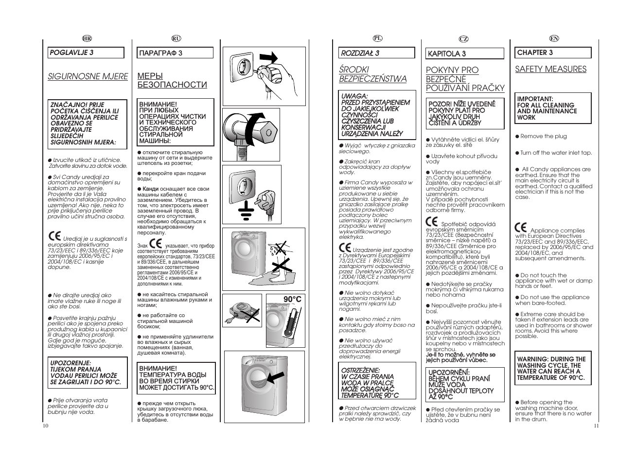 Candy GO4 W 264 User Manual | Page 6 / 49