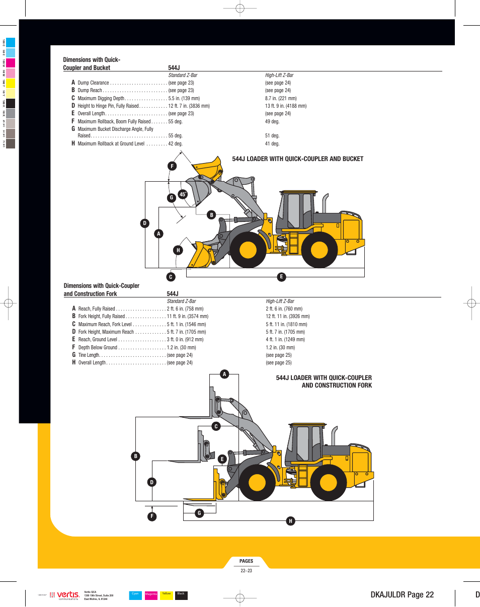 Dkajuldr page 22 d | John Deere 624J User Manual | Page 22 / 32