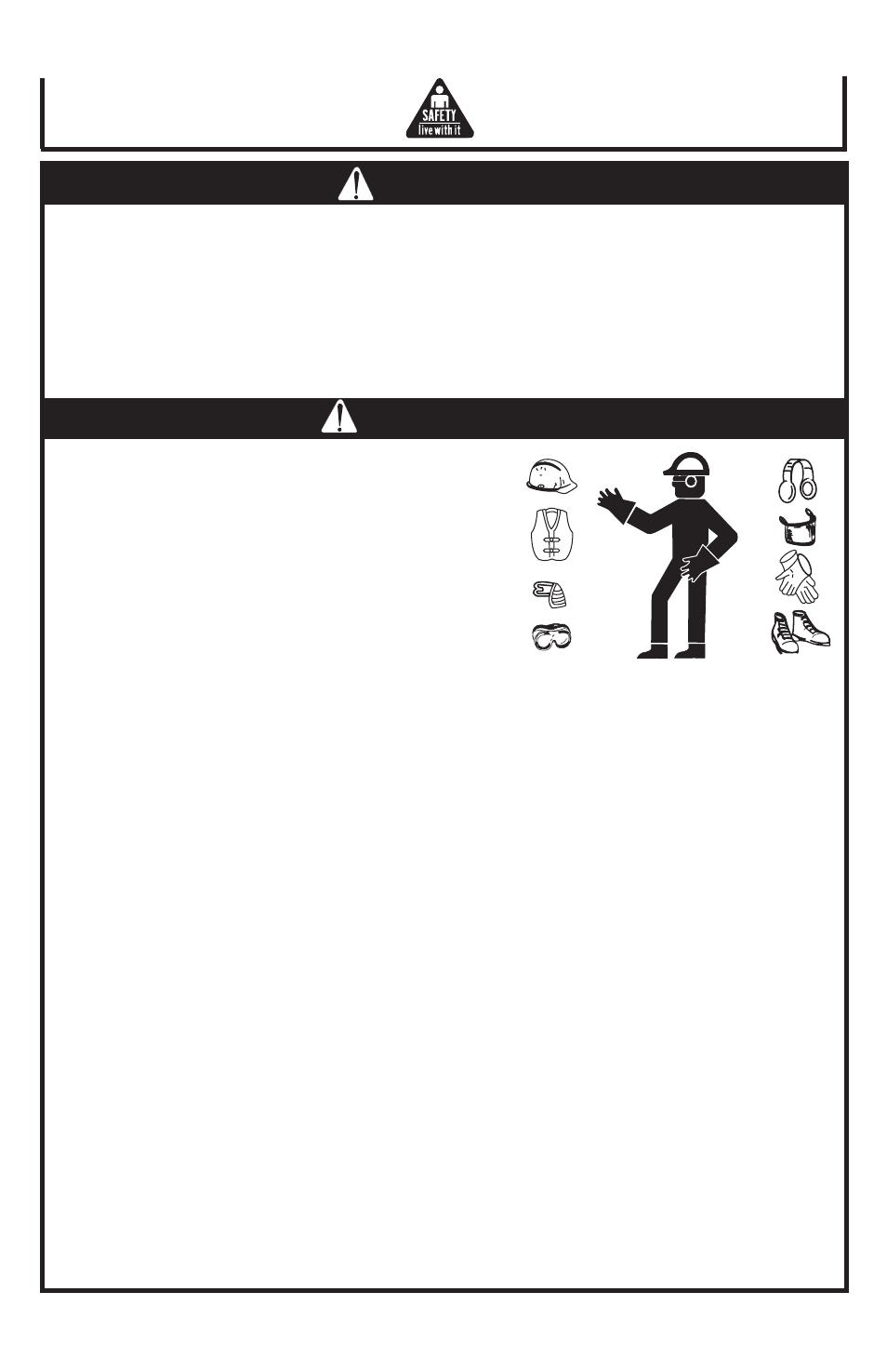 Warning, Danger | John Deere ET-3406-J User Manual | Page 5 / 72