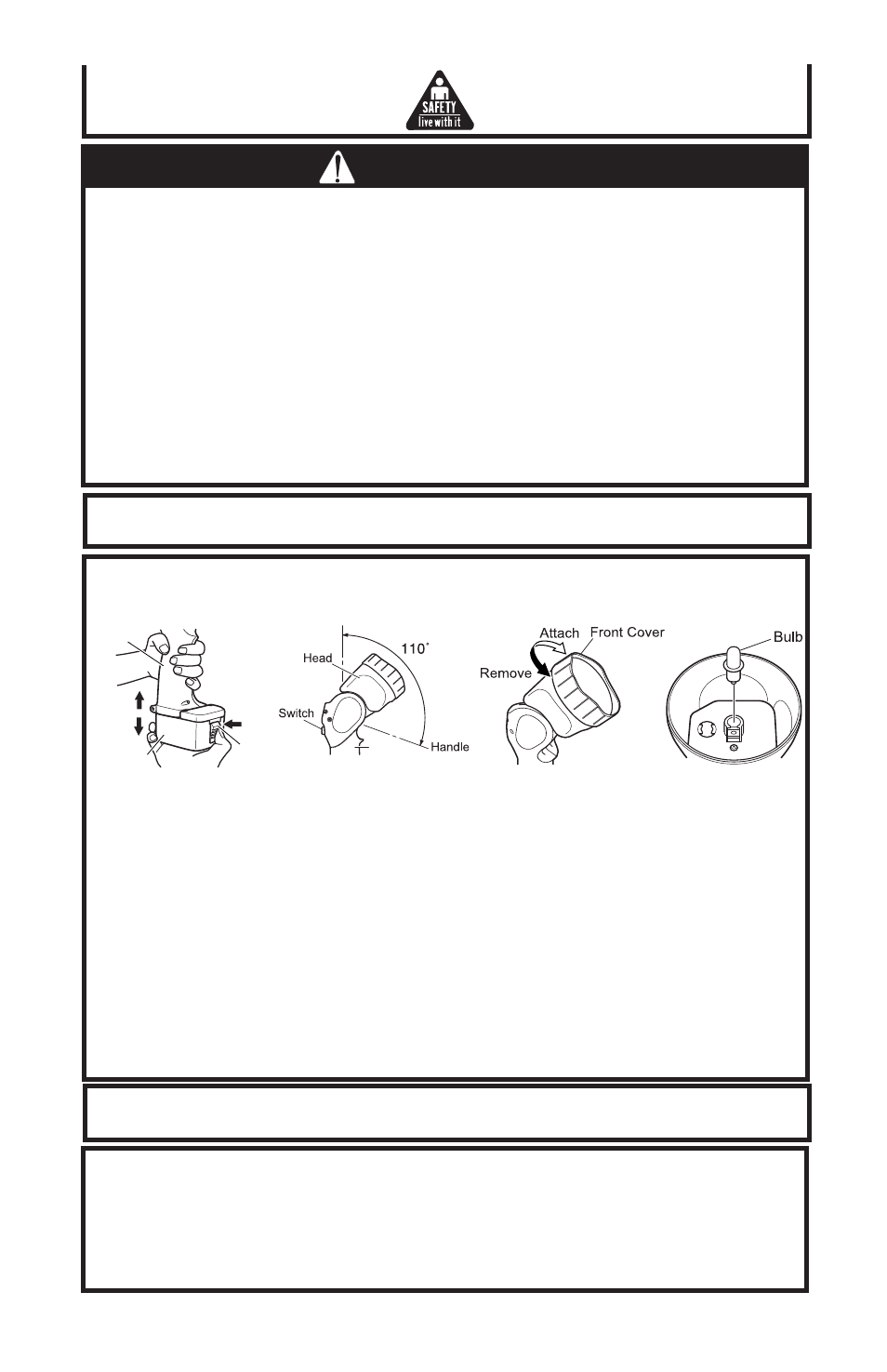 Caution operation, Specifications | John Deere UB12D User Manual | Page 3 / 4