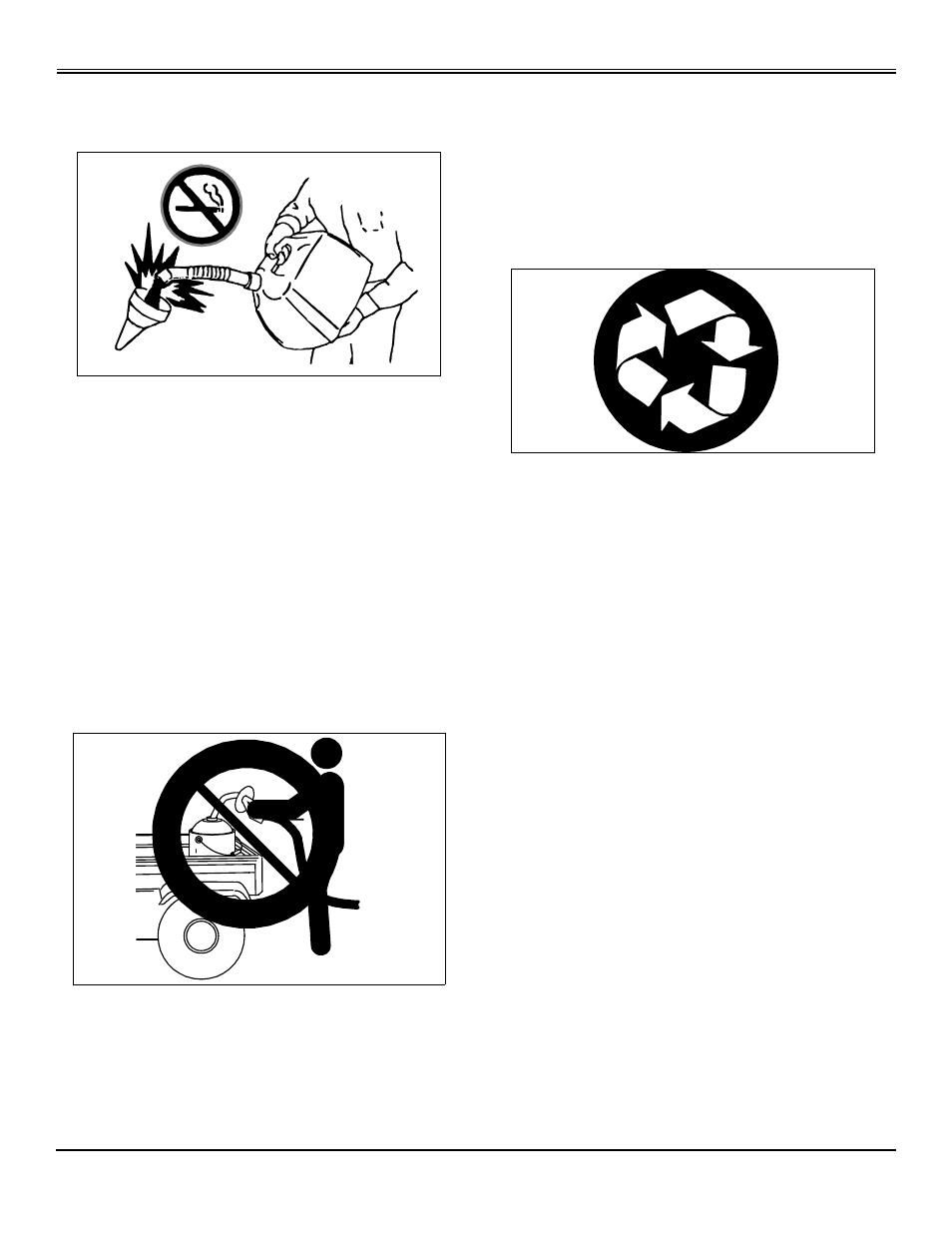 Handling fuel safely, Handling waste product and chemicals, Safety | John Deere GT2554 User Manual | Page 11 / 56