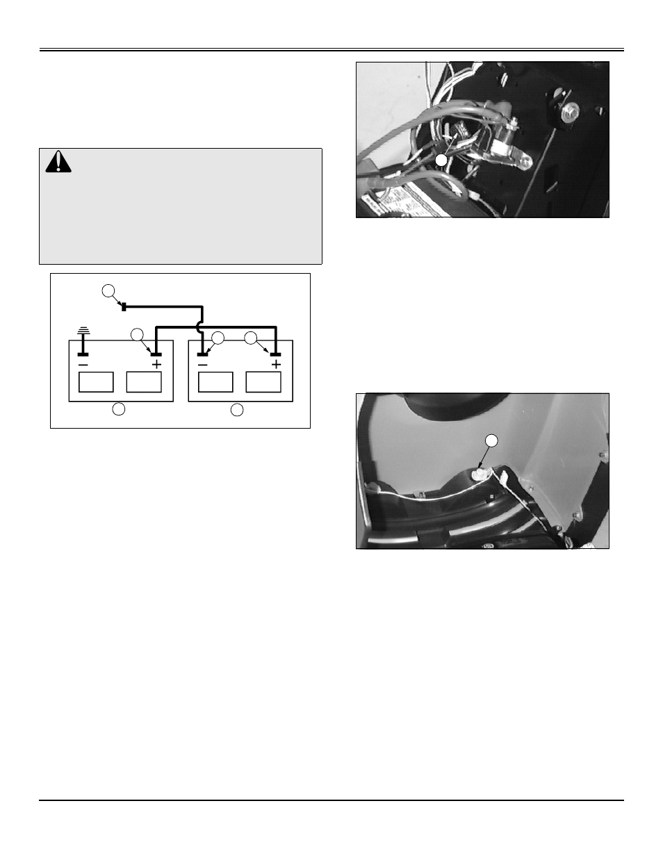 Using booster battery, Replacing fuse, Replacing headlight bulb | Service electrical | John Deere GT2554 User Manual | Page 39 / 56