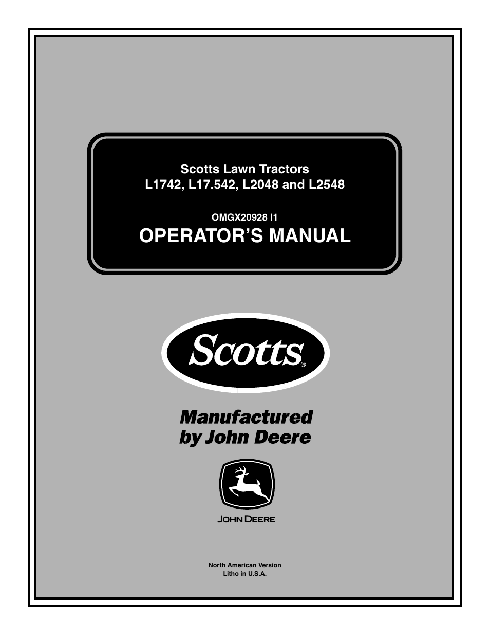 John Deere L2048 User Manual | 76 pages
