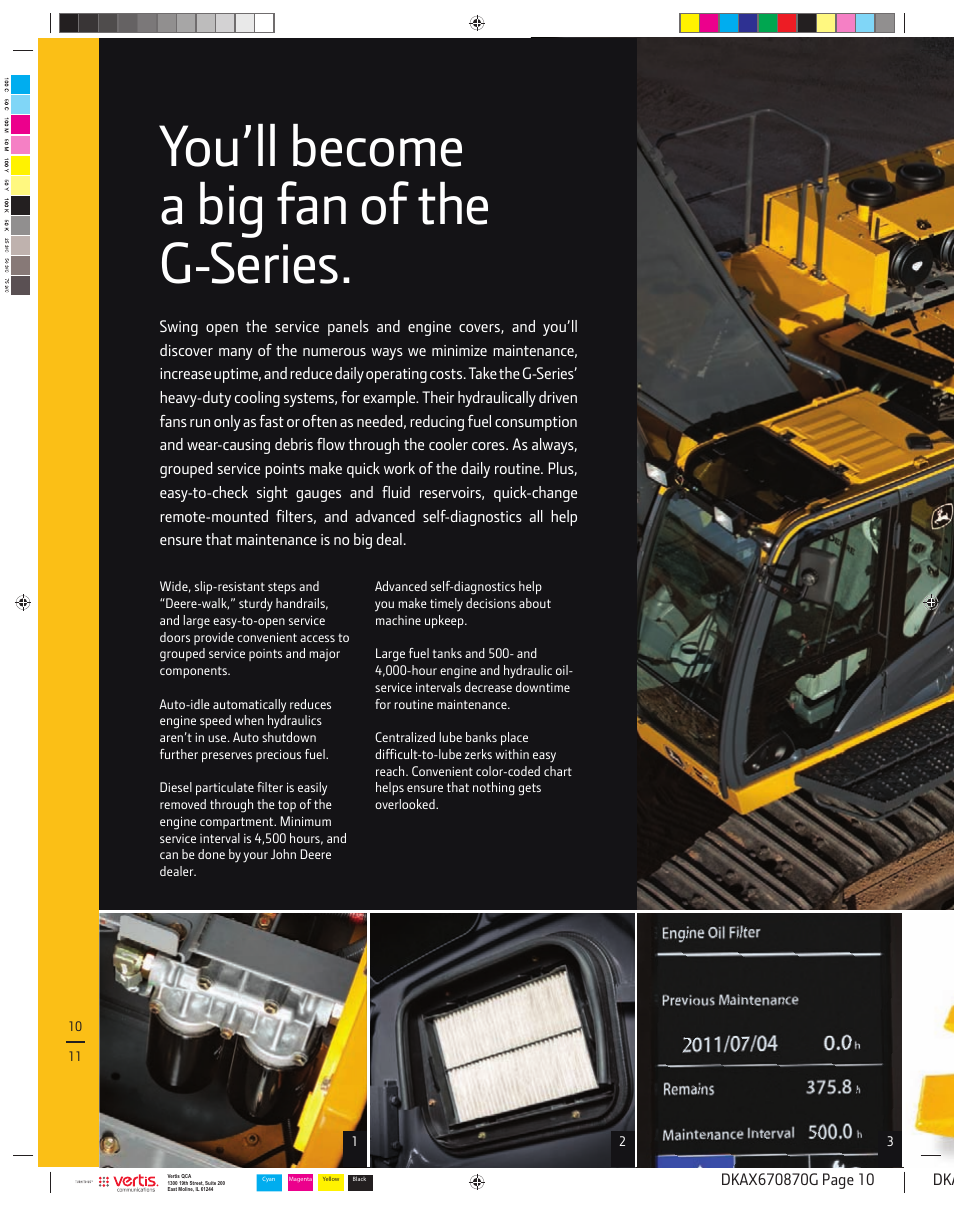 You’ll become a big fan of the g-series | John Deere 870G LC User Manual | Page 10 / 28