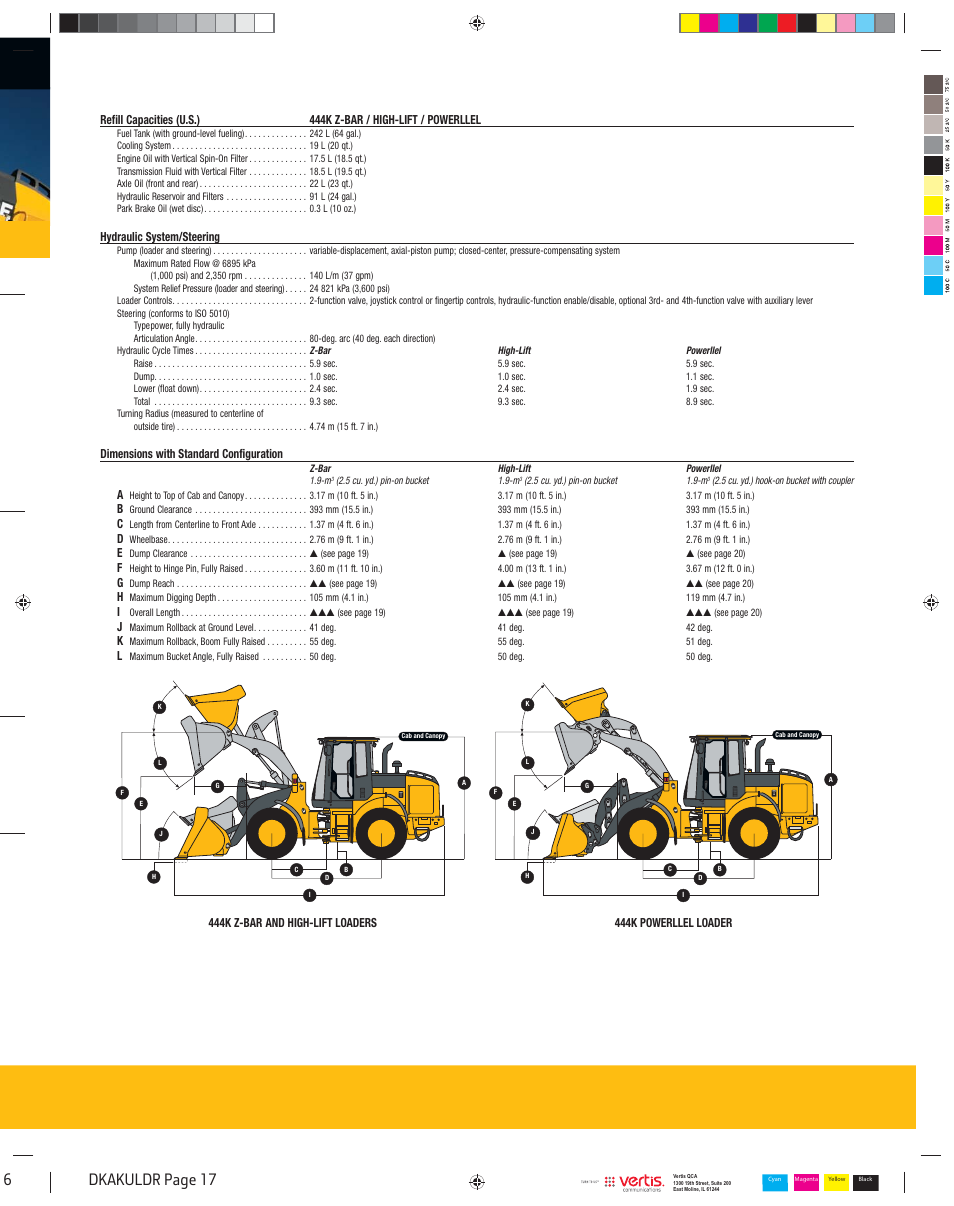 Dkakuldr_017, Dkakuldr page 17 16 | John Deere K LOADERS 444K User Manual | Page 17 / 42
