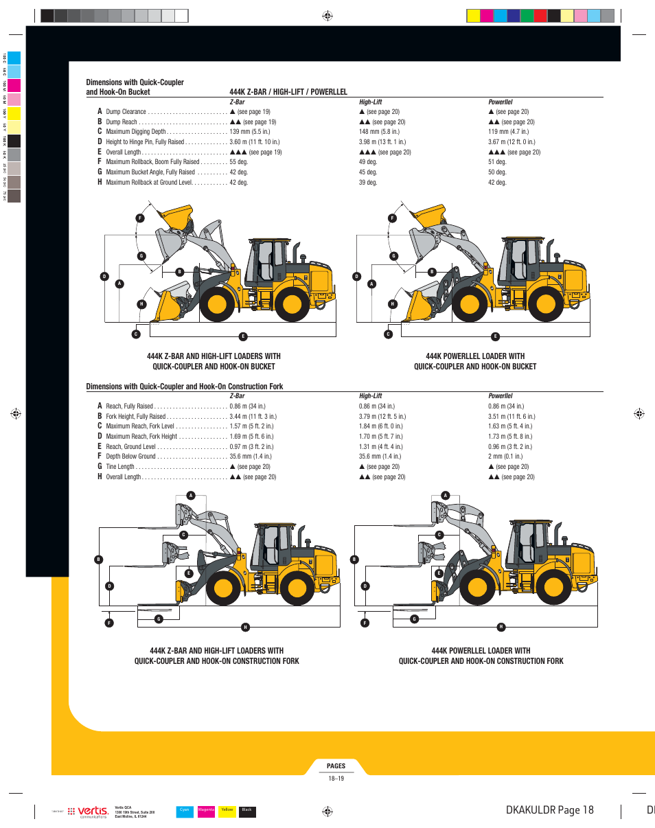 Dkakuldr_018, Dk dkakuldr page 18 | John Deere K LOADERS 444K User Manual | Page 18 / 42