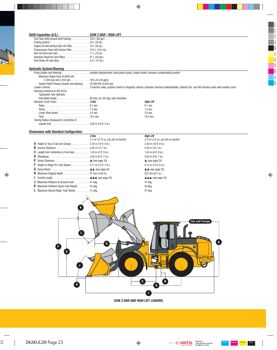 Dkakuldr_023, Dkakuldr page 23 22 | John Deere K LOADERS 444K User Manual | Page 23 / 42