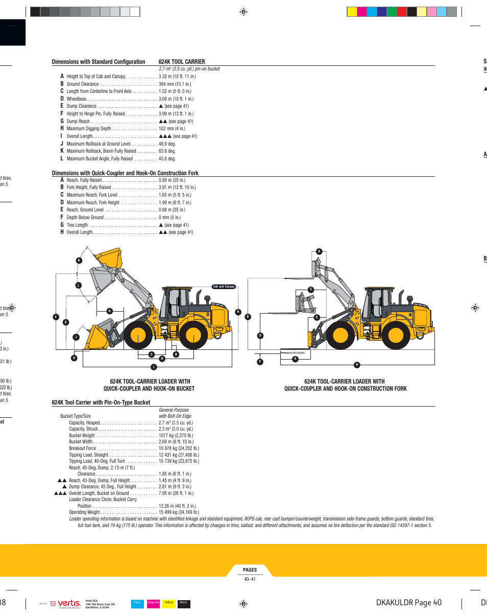 Dkakuldr_040, Dkakuldr page 40 dk 38 | John Deere K LOADERS 444K User Manual | Page 40 / 42