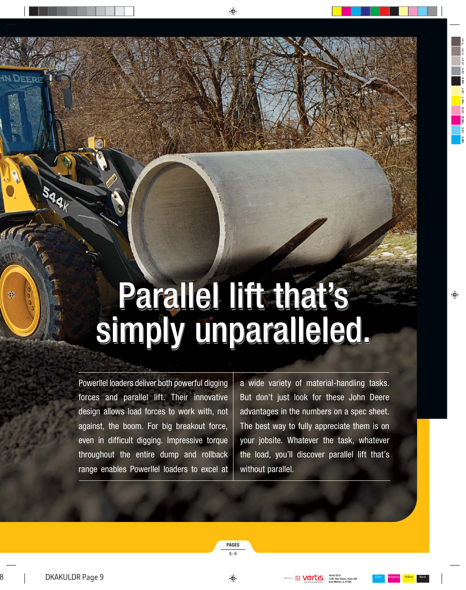 Dkakuldr_009 | John Deere K LOADERS 444K User Manual | Page 9 / 42