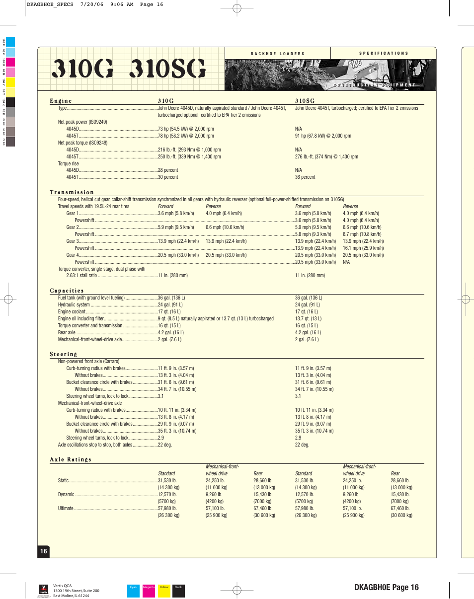 Dkagbh0e page 16 | John Deere 310SG User Manual | Page 16 / 24