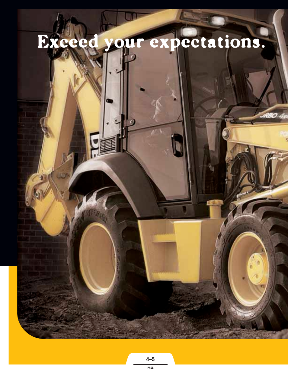 Exceed your expectations | John Deere 310SG User Manual | Page 4 / 24