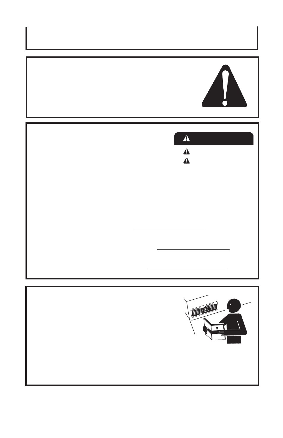 Seguridad, Peligro advertencia precaucion | John Deere AT-3103-J User Manual | Page 24 / 32