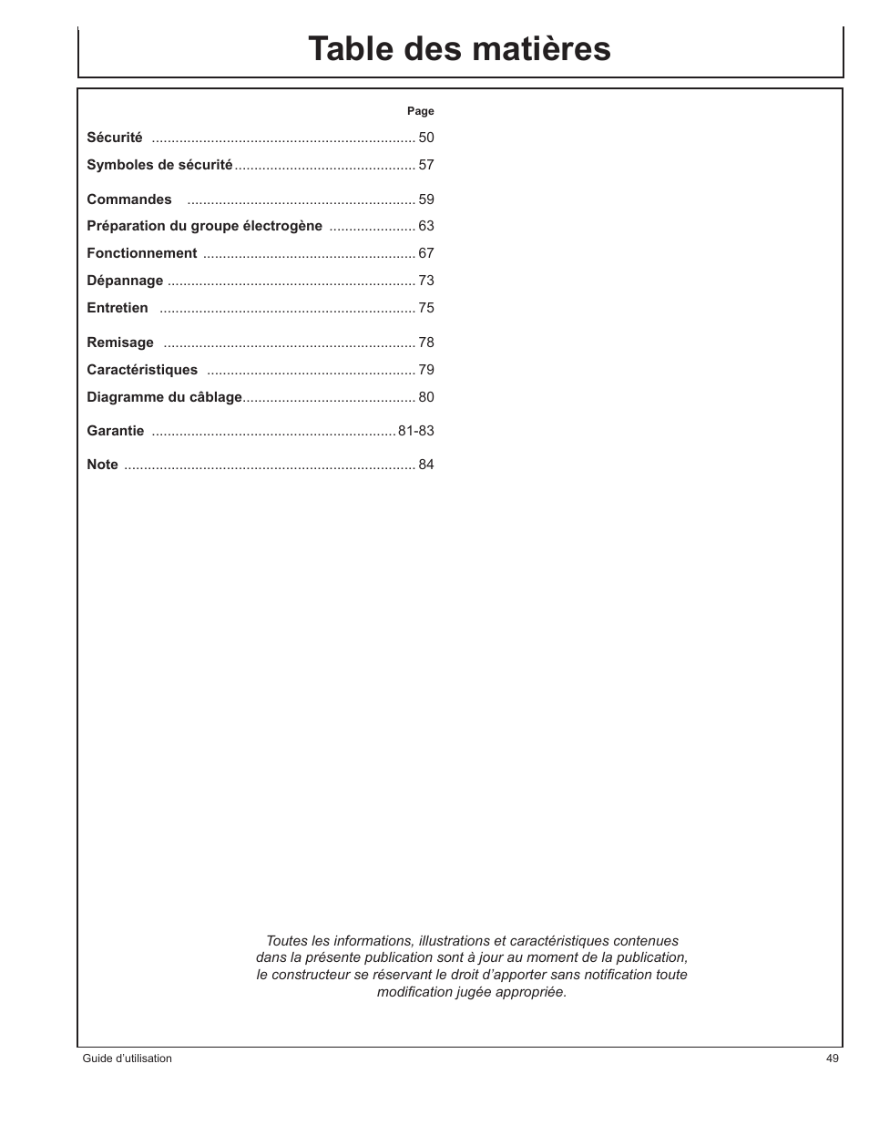 John Deere HR-G1100 User Manual | Page 49 / 124