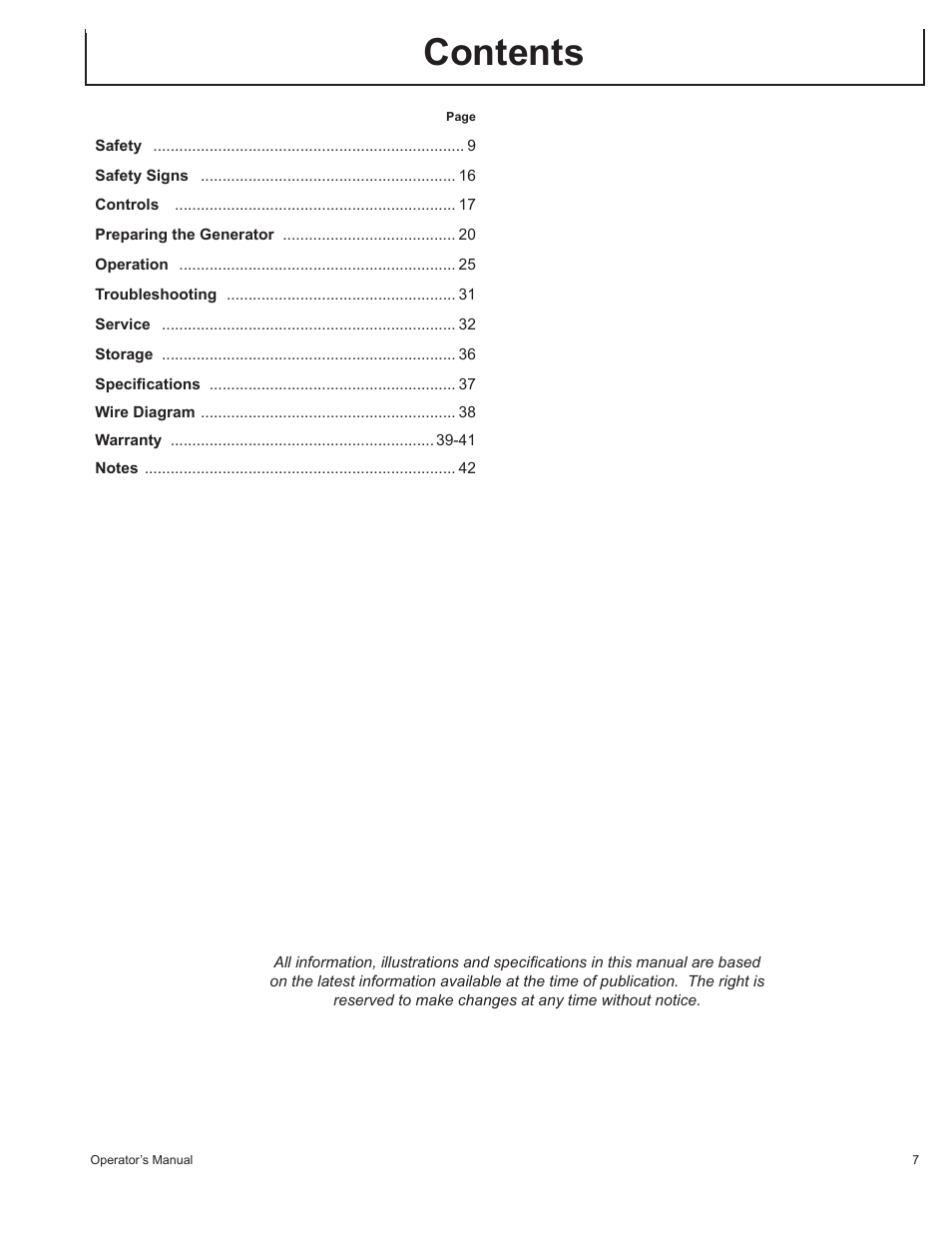 John Deere HR-G1100 User Manual | Page 7 / 124