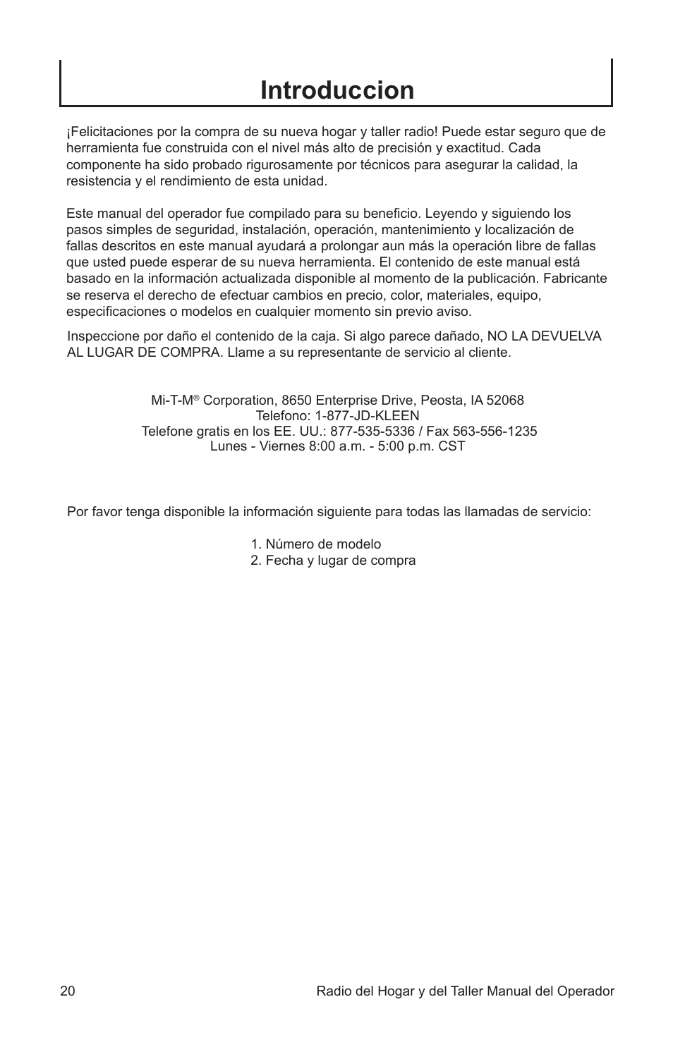 Introduccion | John Deere ET-3903-J User Manual | Page 20 / 28