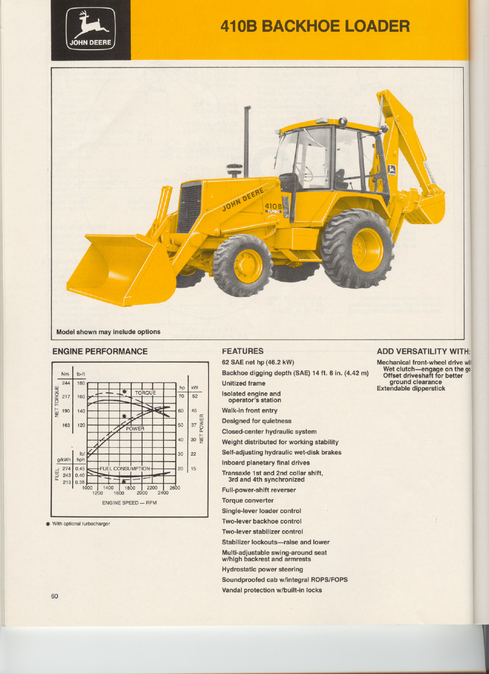 John Deere 410B User Manual | 5 pages