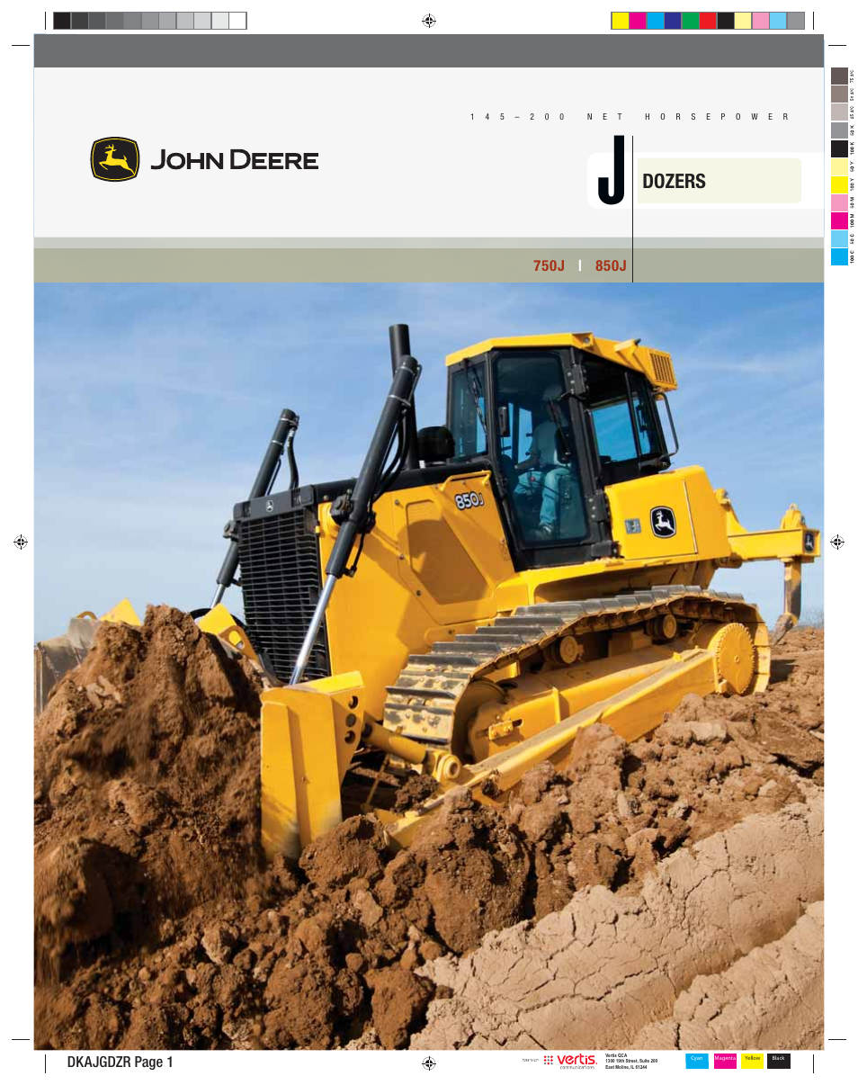 John Deere J DOZERS 850J User Manual | 24 pages