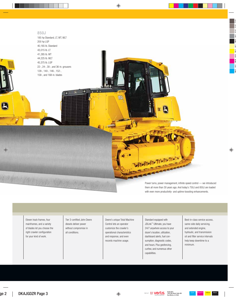 850j, Ge 2 dkajgdzr page 3 | John Deere J DOZERS 850J User Manual | Page 3 / 24