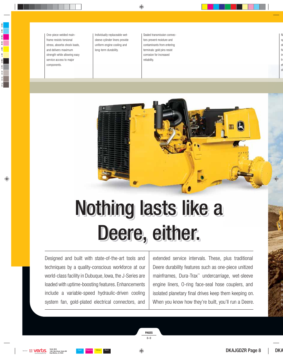 John Deere J DOZERS 850J User Manual | Page 8 / 24