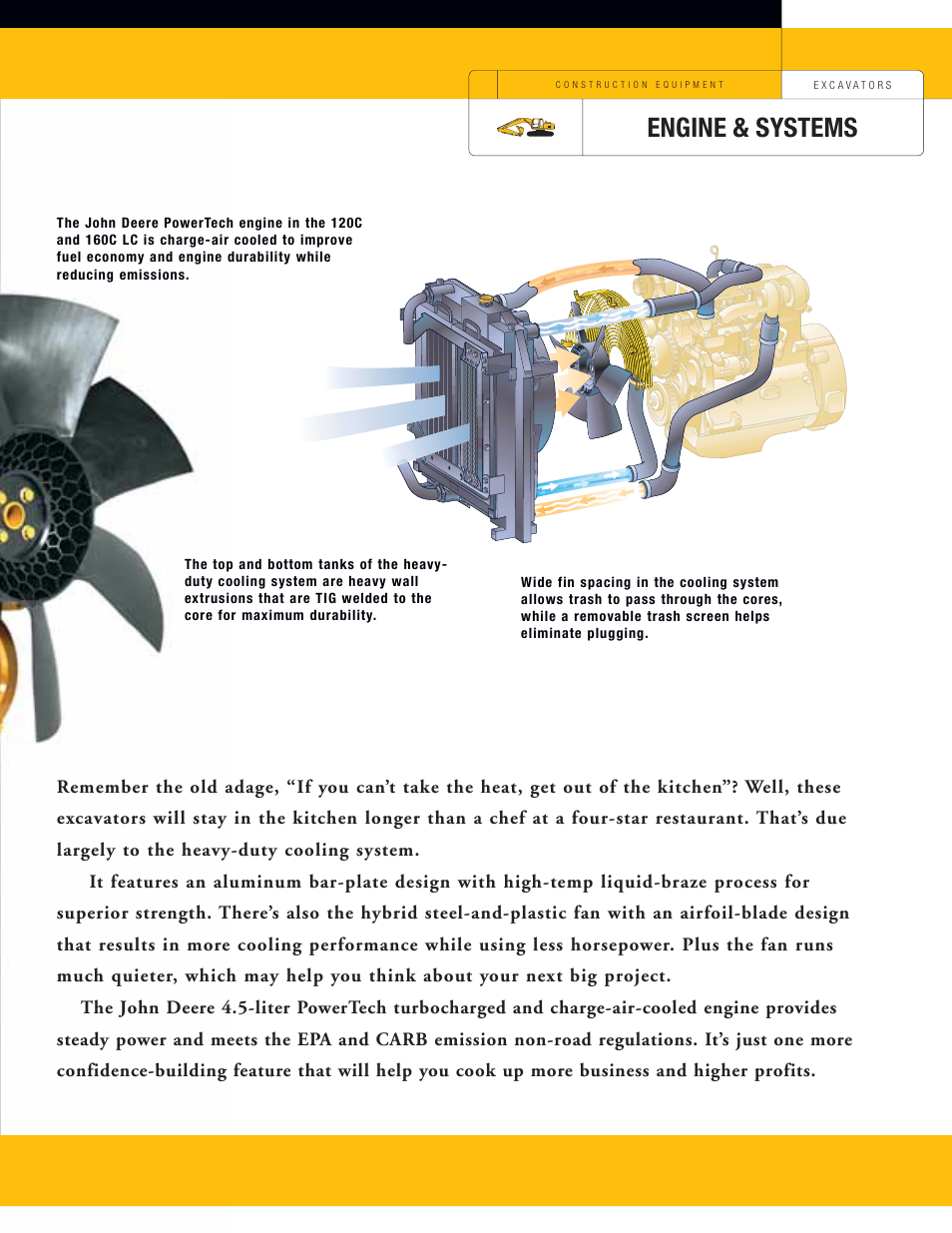 Engine & systems | John Deere 120C User Manual | Page 5 / 16