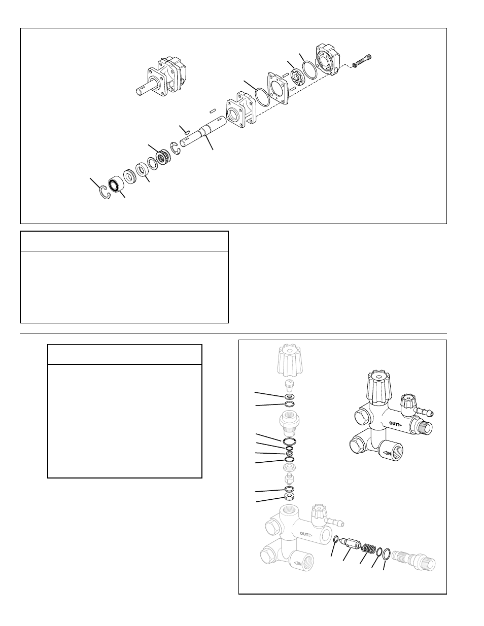 Figure 19 service parts for hydraulic motor, Figure 20 service parts for unloader | John Deere SPRAYMASTER 4700 User Manual | Page 8 / 12