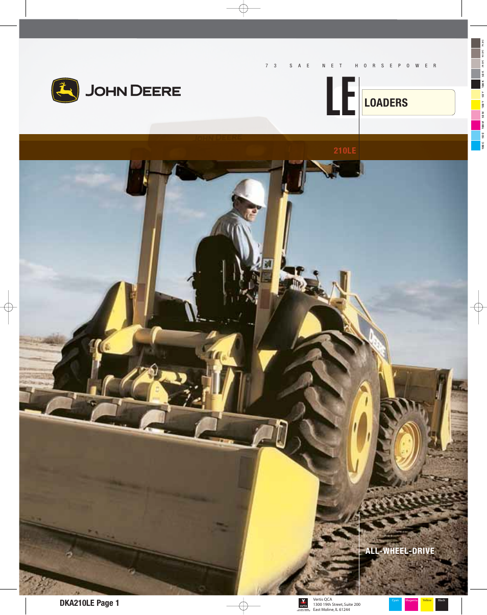 John Deere 210LE User Manual | 12 pages