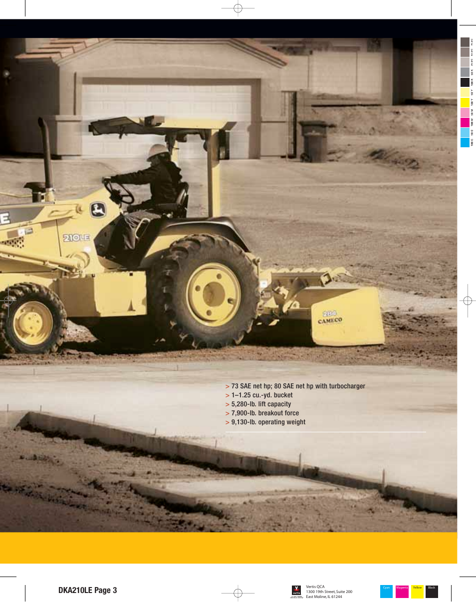 Dka210le page 3 | John Deere 210LE User Manual | Page 3 / 12