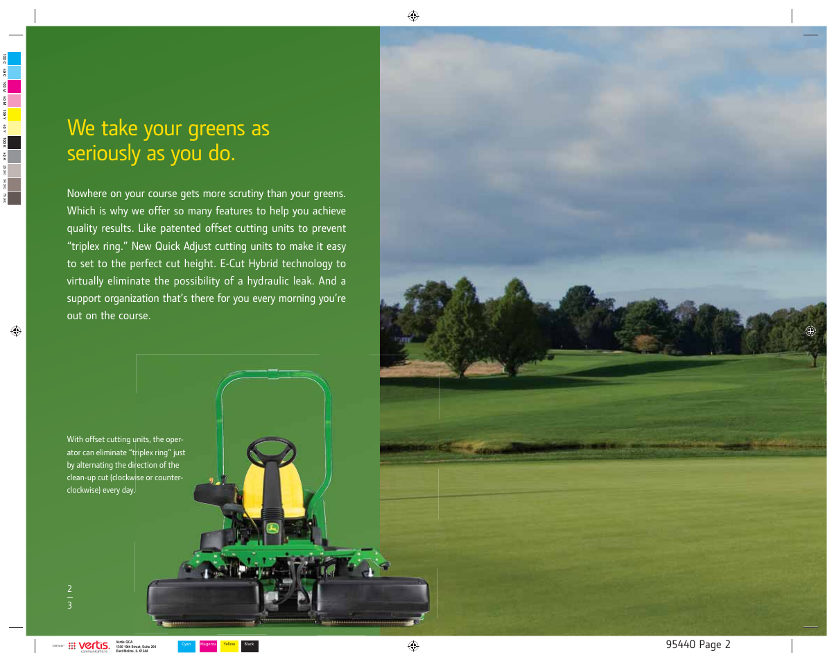 We take your greens as seriously as you do | John Deere PrecisionCut 2500B User Manual | Page 2 / 12