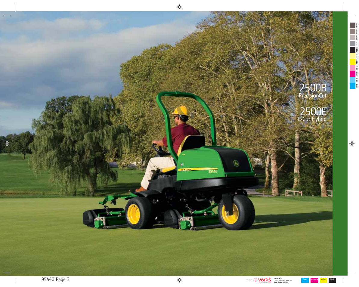 2500b, 2500e, Precisioncut | E-cut hybrid | John Deere PrecisionCut 2500B User Manual | Page 3 / 12