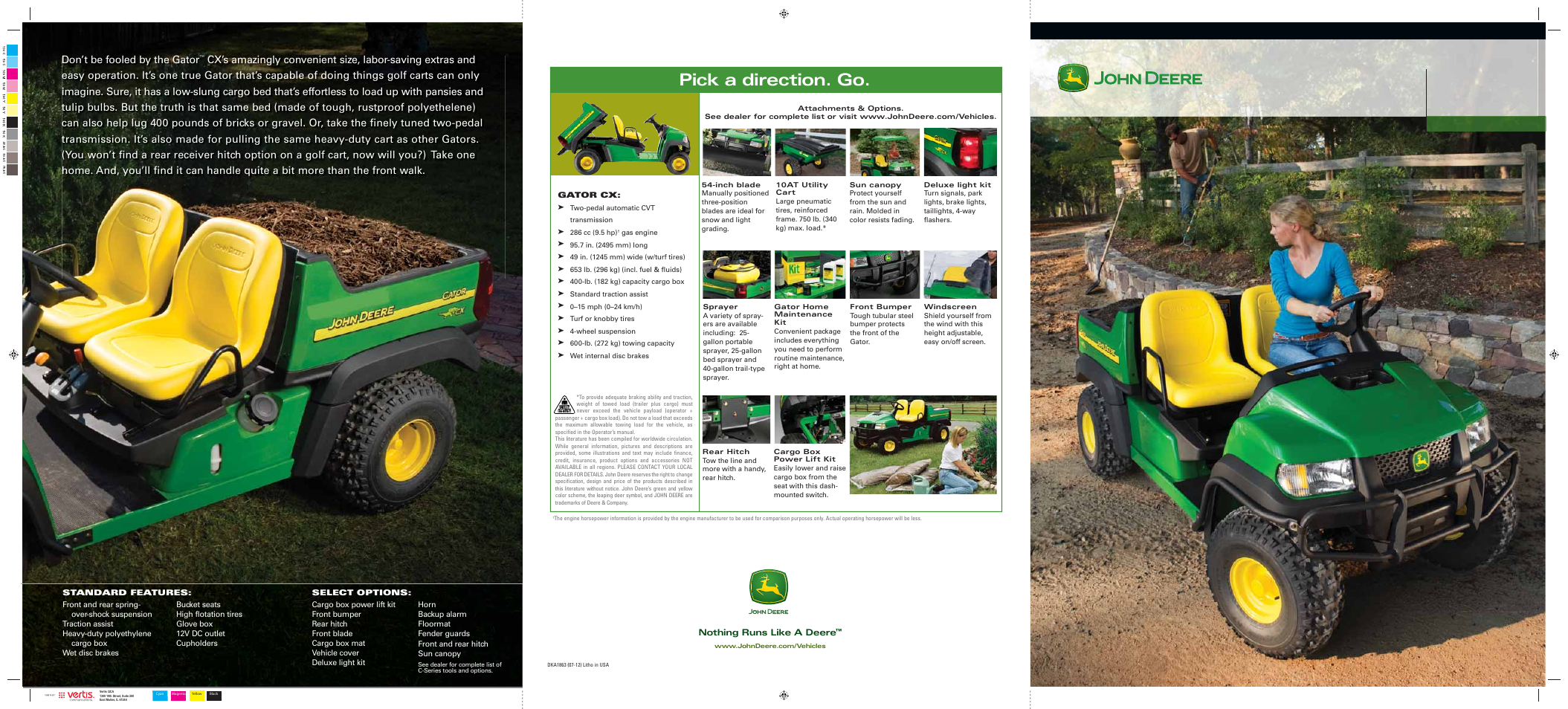 John Deere GATOR CX User Manual | 2 pages