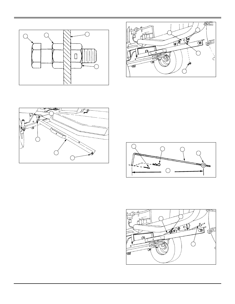 Install mounting angles, Install clutch link rod to tractor, Preparing vehicle | John Deere OMGX10742 J9 User Manual | Page 13 / 35