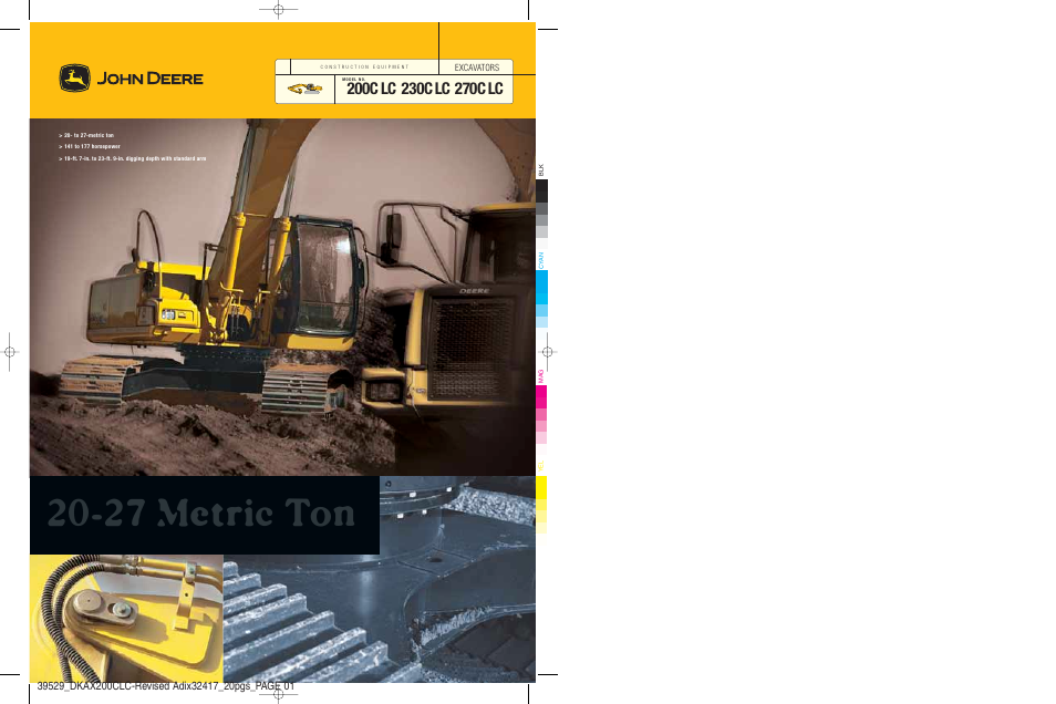 John Deere 200CLC User Manual | 11 pages