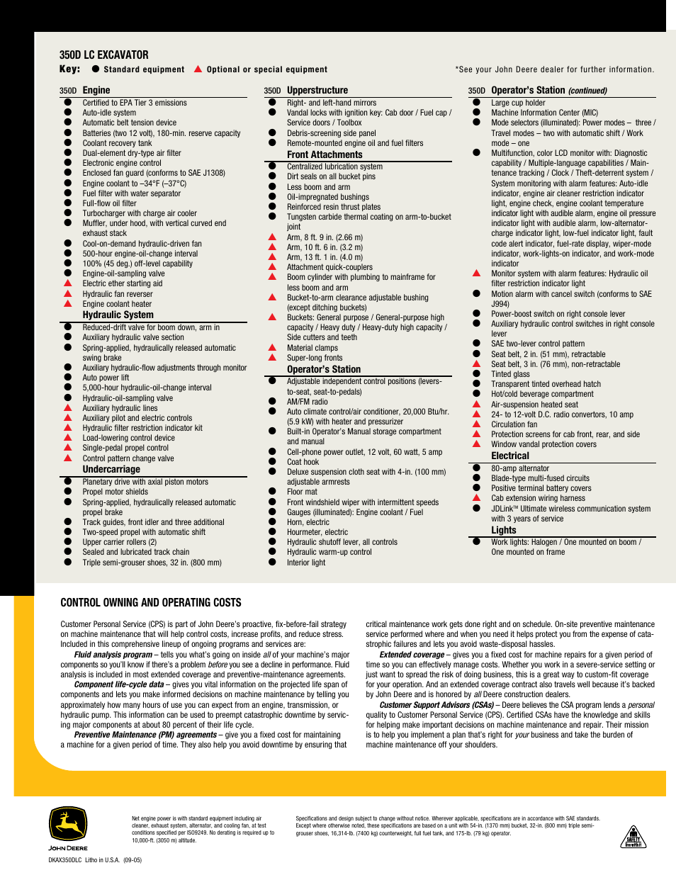 John Deere 350D LC User Manual | Page 16 / 16