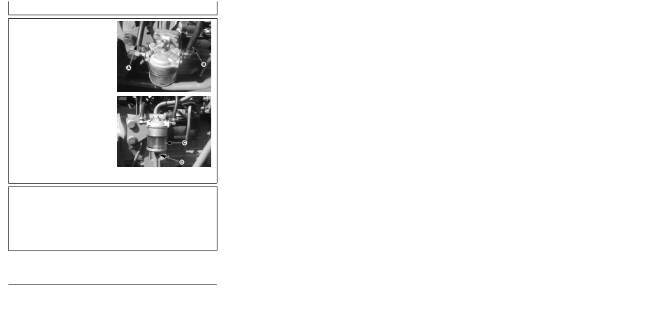 Water separator bowl, Lubricate as necessary | John Deere 5310 S User Manual | Page 103 / 172