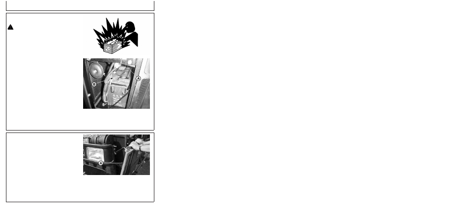 Observe electrical service precautions, Battery access, Service | John Deere 5310 S User Manual | Page 130 / 172
