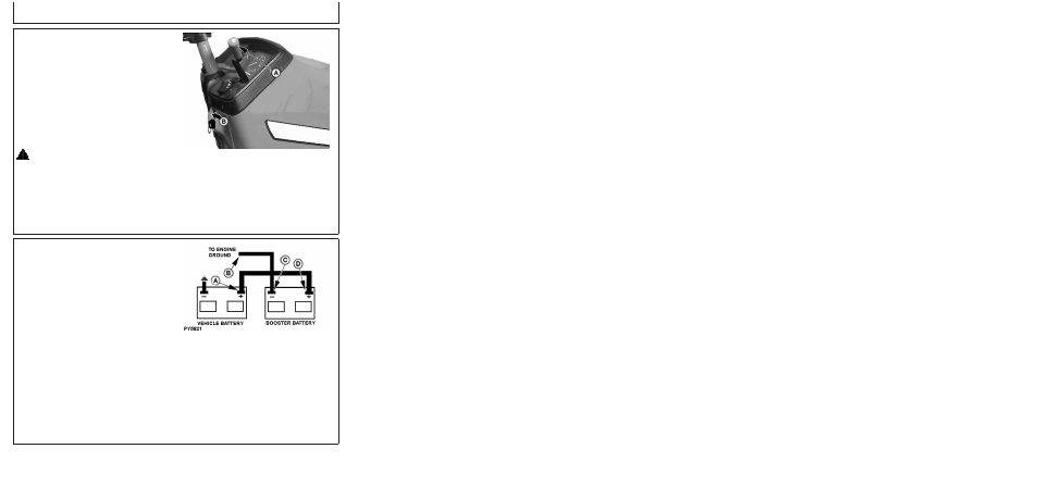 Stopping the engine, Using booster battery | John Deere 5310 S User Manual | Page 43 / 172