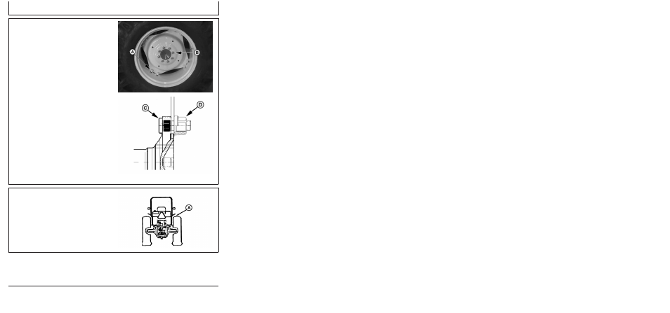 Tighten bolts—rear axle, Observe rear wheel tread width limitations, Wheels, tyres and treads | John Deere 5310 S User Manual | Page 82 / 172