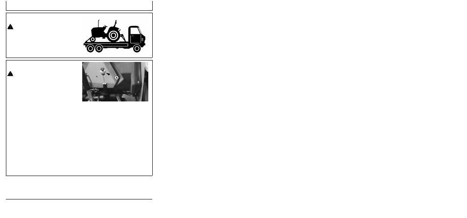 Transport on carrier, Towing tractor | John Deere 5310 S User Manual | Page 92 / 172