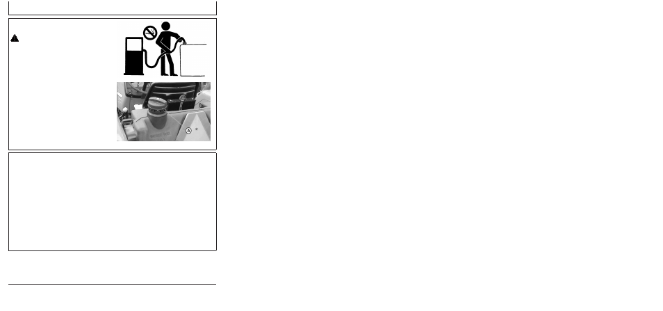 Fill fuel tank, Lubricant storage | John Deere 5310 S User Manual | Page 95 / 172