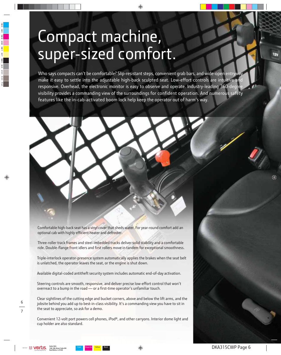 Compact machine, super-sized comfort | John Deere CT315 User Manual | Page 6 / 16