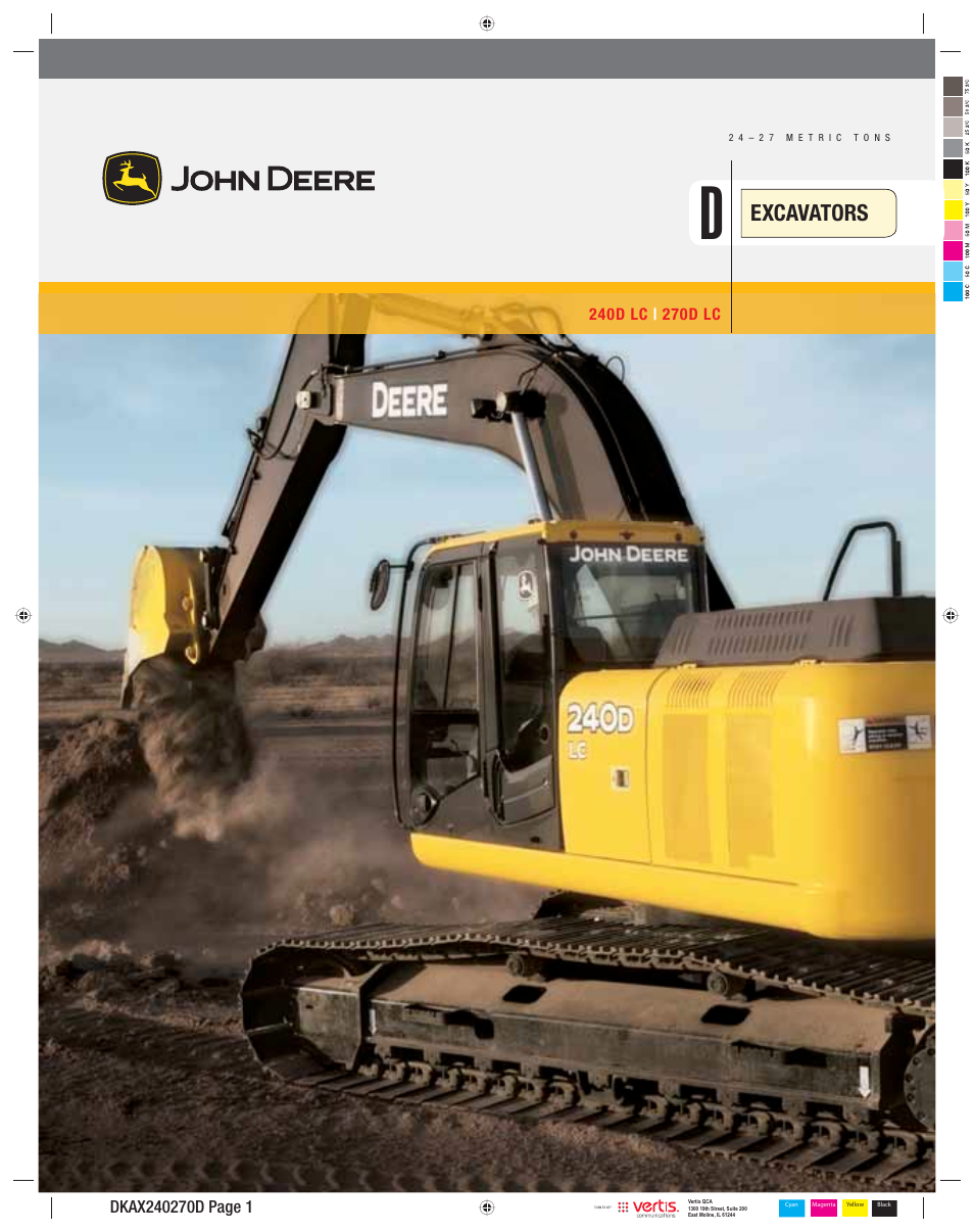 John Deere 270D LC User Manual | 20 pages