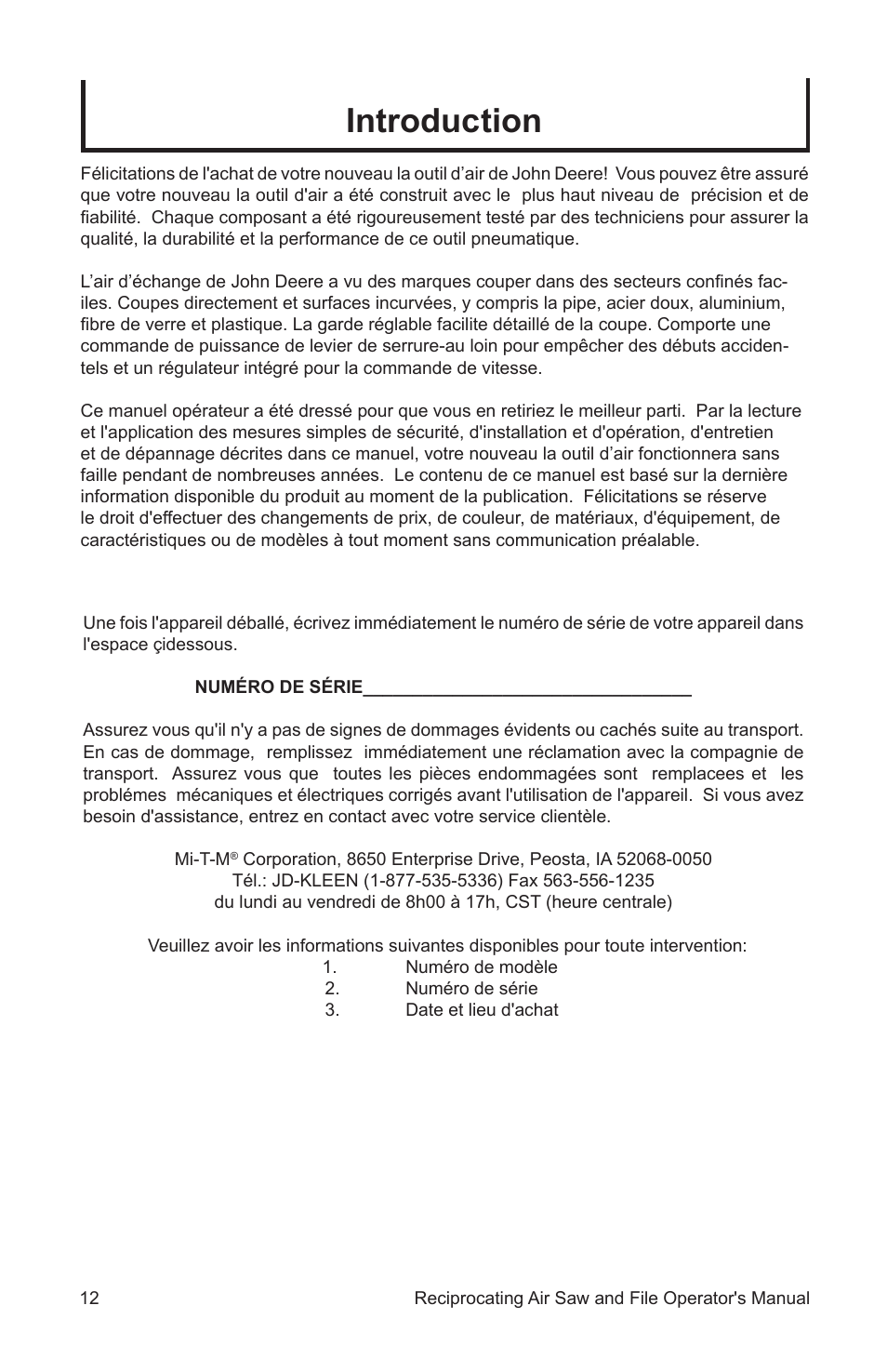 Introduction | John Deere AT-3402-J User Manual | Page 12 / 32