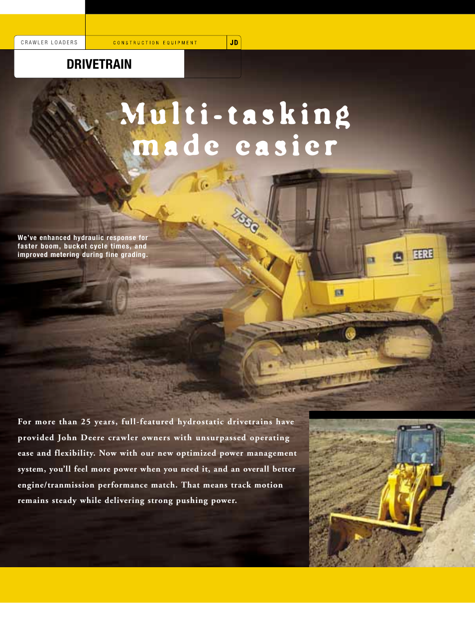 Multi-tasking made easier | John Deere 655C-ll User Manual | Page 4 / 16