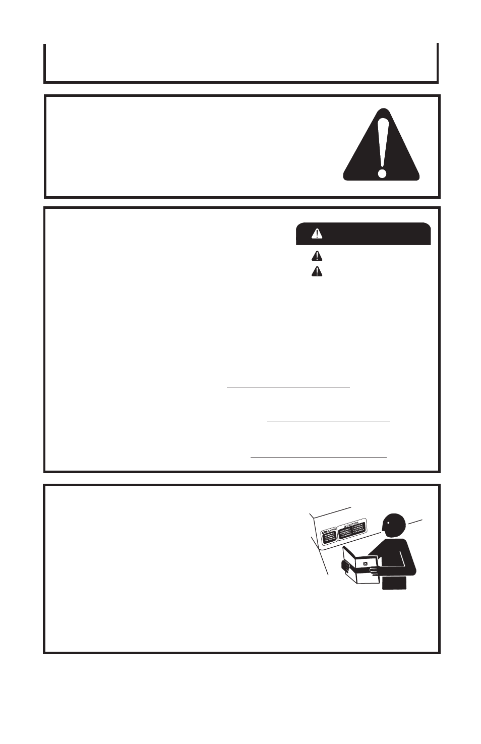 Seguridad, Peligro advertencia precaucion | John Deere AT-3203-J User Manual | Page 24 / 32