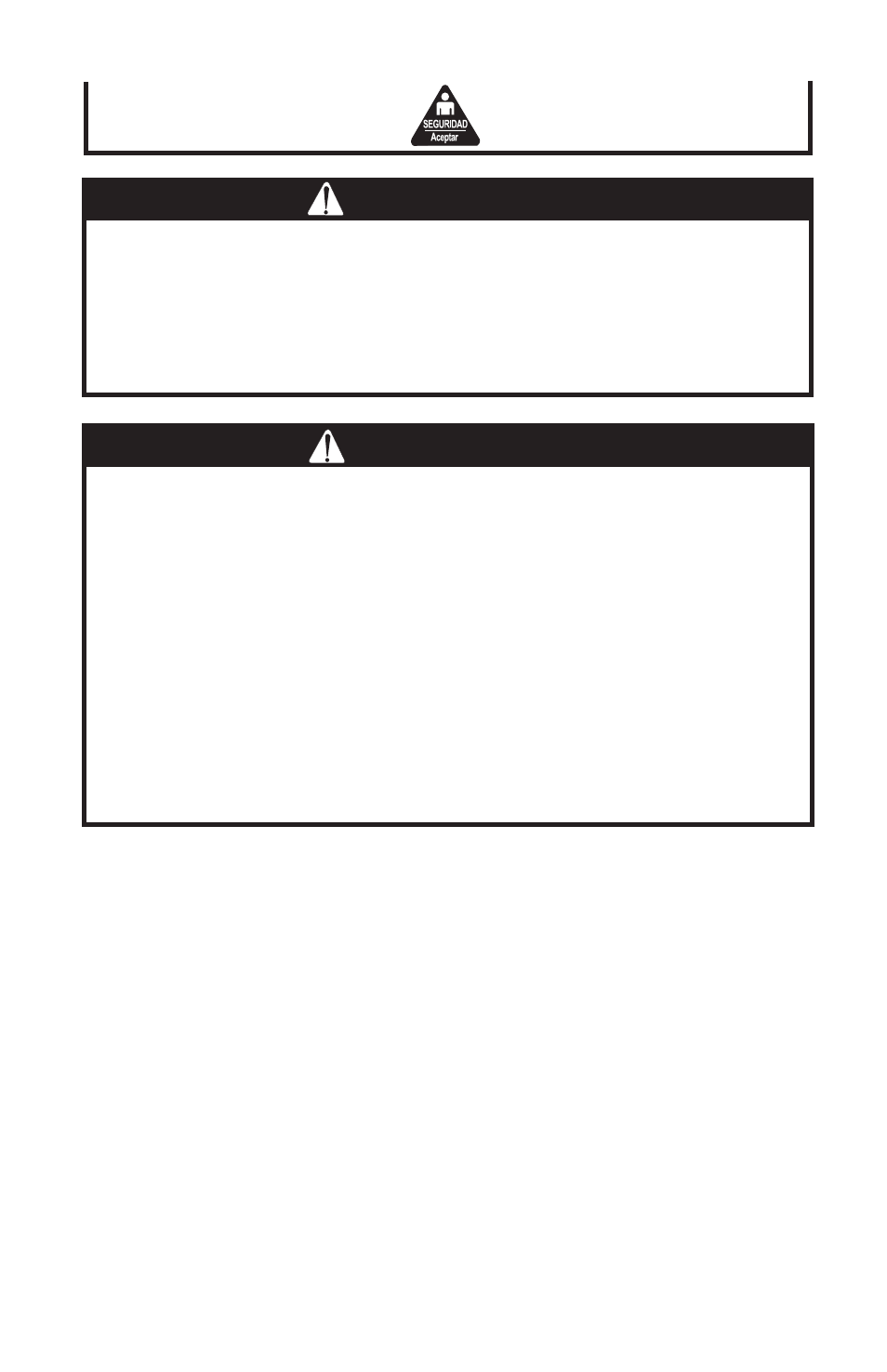 Advertencia precaucion | John Deere AT-3203-J User Manual | Page 26 / 32