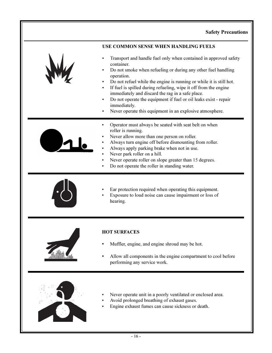 Health & safety | John Deere rhino pd54 User Manual | Page 16 / 97