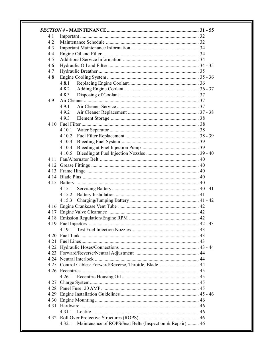 John Deere rhino pd54 User Manual | Page 4 / 97
