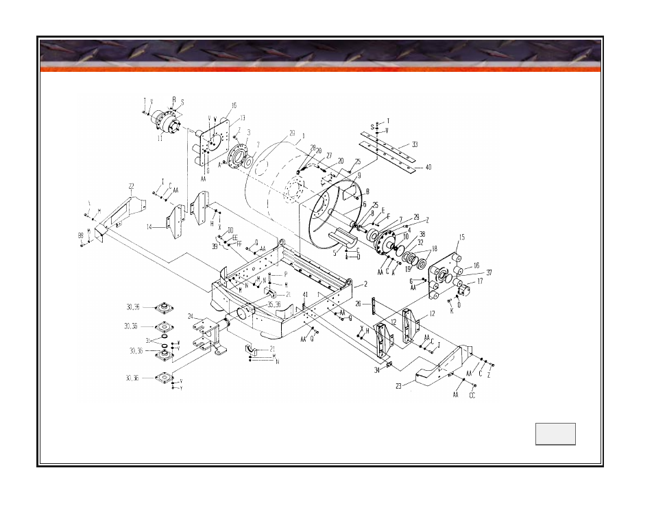 3 drum assembly | John Deere rhino pd54 User Manual | Page 62 / 97