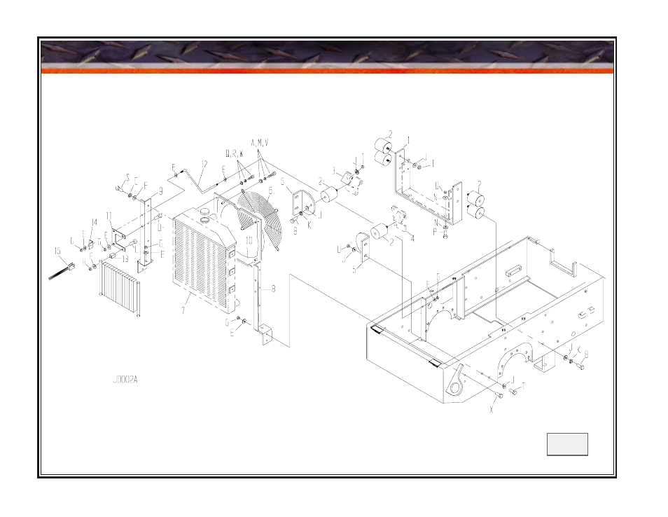 5 radiator and engine mount | John Deere rhino pd54 User Manual | Page 70 / 97